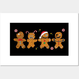 Evil Gingerbread Men Posters and Art